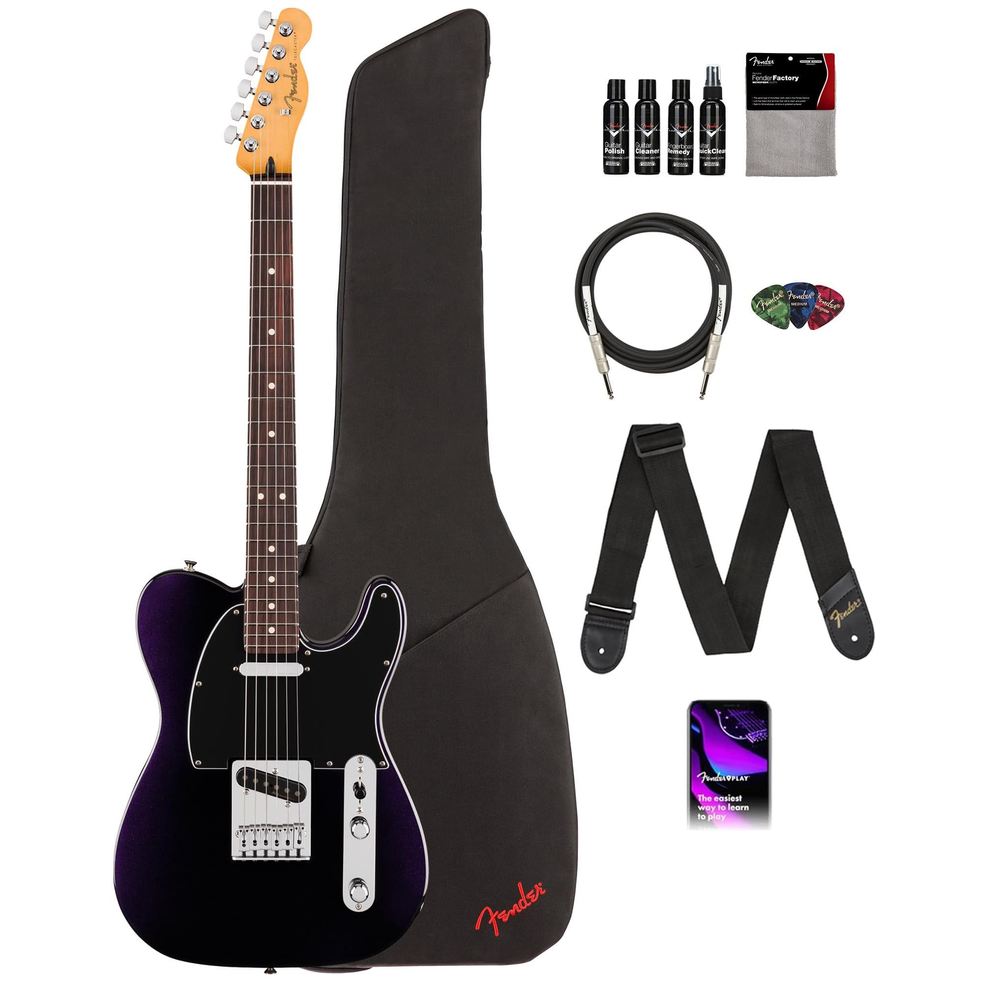 Amazon.com: Fender Player II Modified Telecaster - Dusk Bundle